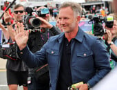 F1: Horner reaparece no paddock após saída da Red Bull