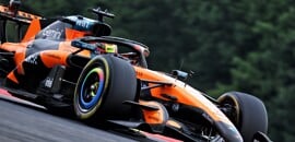 F1: McLaren vê evolução em Spa, mas Norris evita empolgação