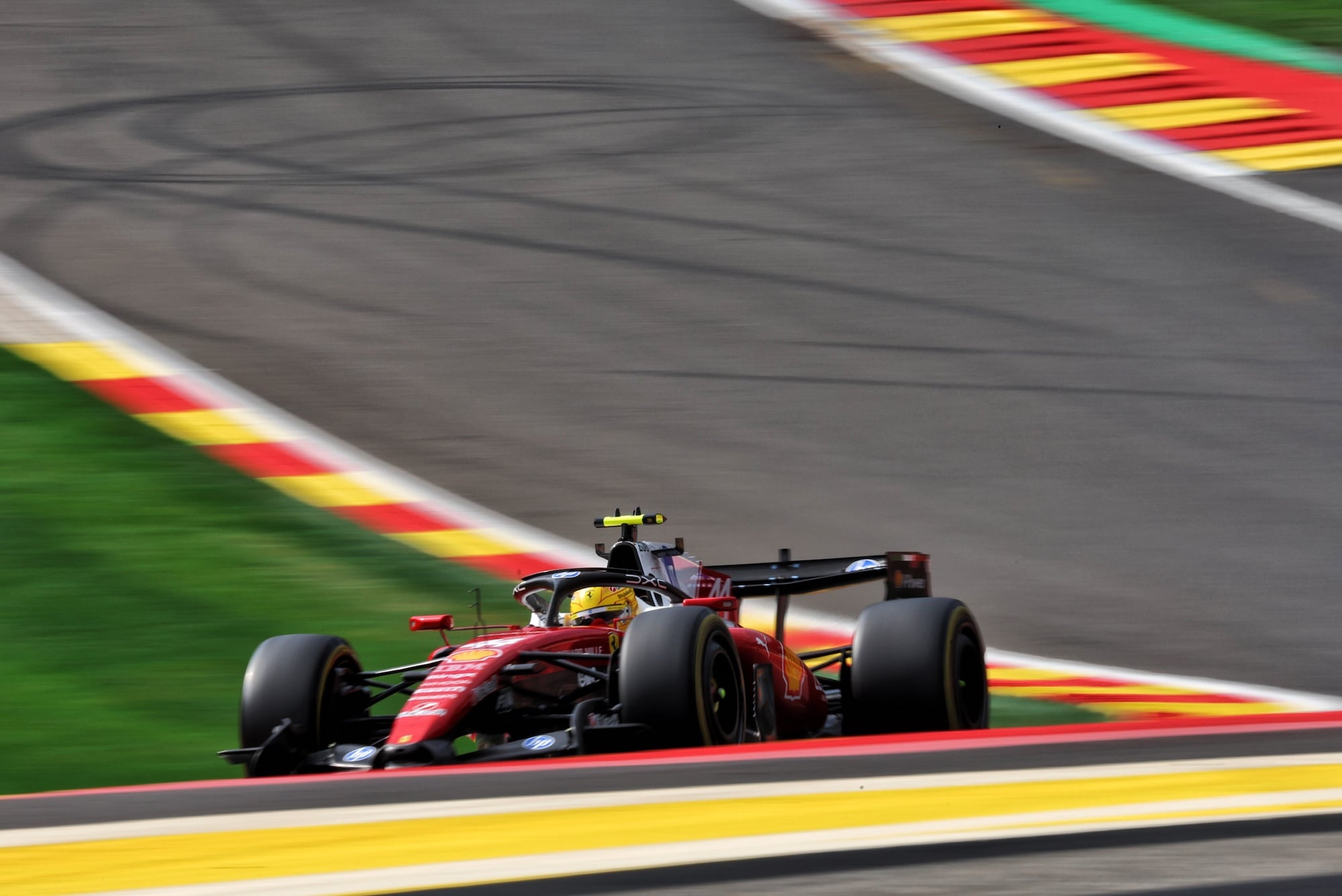 F1: Ferrari acredita em corrida forte após sessão de classificação em Spa Lewis Hamilton (GBR) Scuderia Ferrari SF-26.