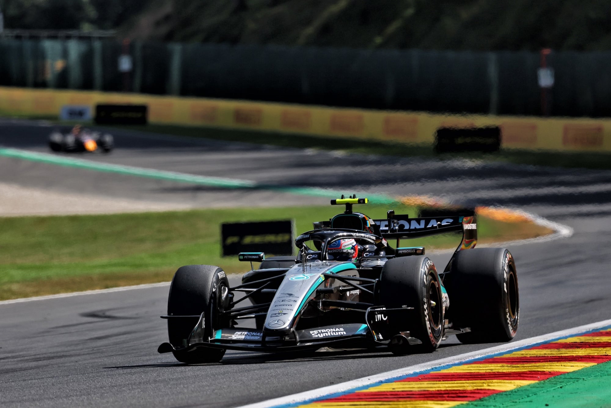 F1: Confira as imagens do GP da Bélgica 2026 Andrea Kimi Antonelli (ITA) Mercedes AMG Formula One Team W17.