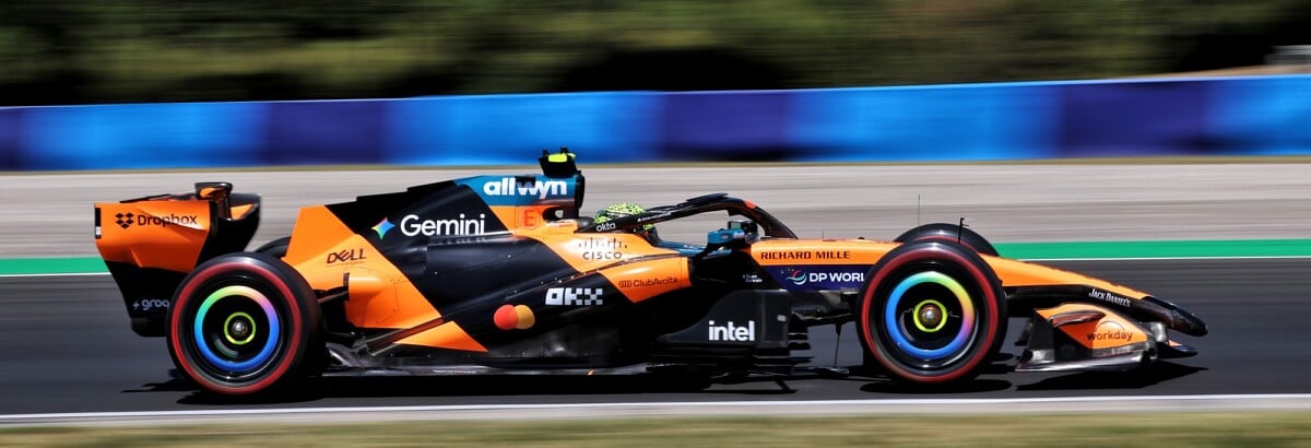 F1: Norris bate Hamilton por 12 milésimos e é pole na Hungria F1: Norris bate Hamilton por 12 milésimos e é pole na Hungria