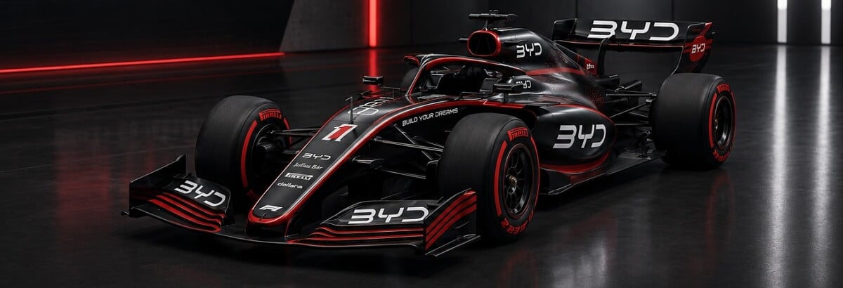 F1: BYD descarta entrada apenas como patrocinadora