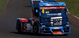 Felipe Giaffone e Nic Giaffone garantem poles na Copa Truck em Londrina