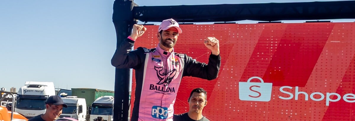 NASCAR Brasil: Thiago Camilo domina do início ao fim e vence Corrida 1 em Londrina