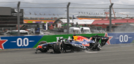 F1: Verstappen bate com força e provoca bandeira vermelha no início do GP da Holanda