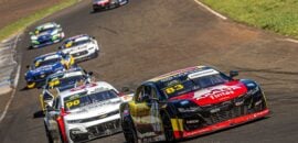 Líder da NASCAR Brasil, Gabriel Casagrande faz ultrapassagem dupla e vence em Londrina