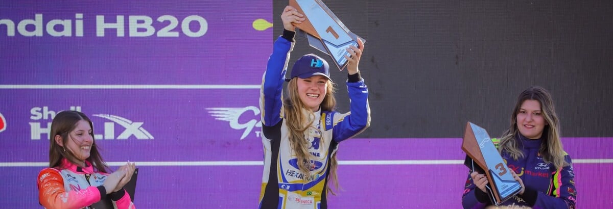 Lara Kraft fecha temporada da Copa HB20 com vitória em Londrina Lara Kraft fecha temporada da Copa HB20 com vitória em Londrina