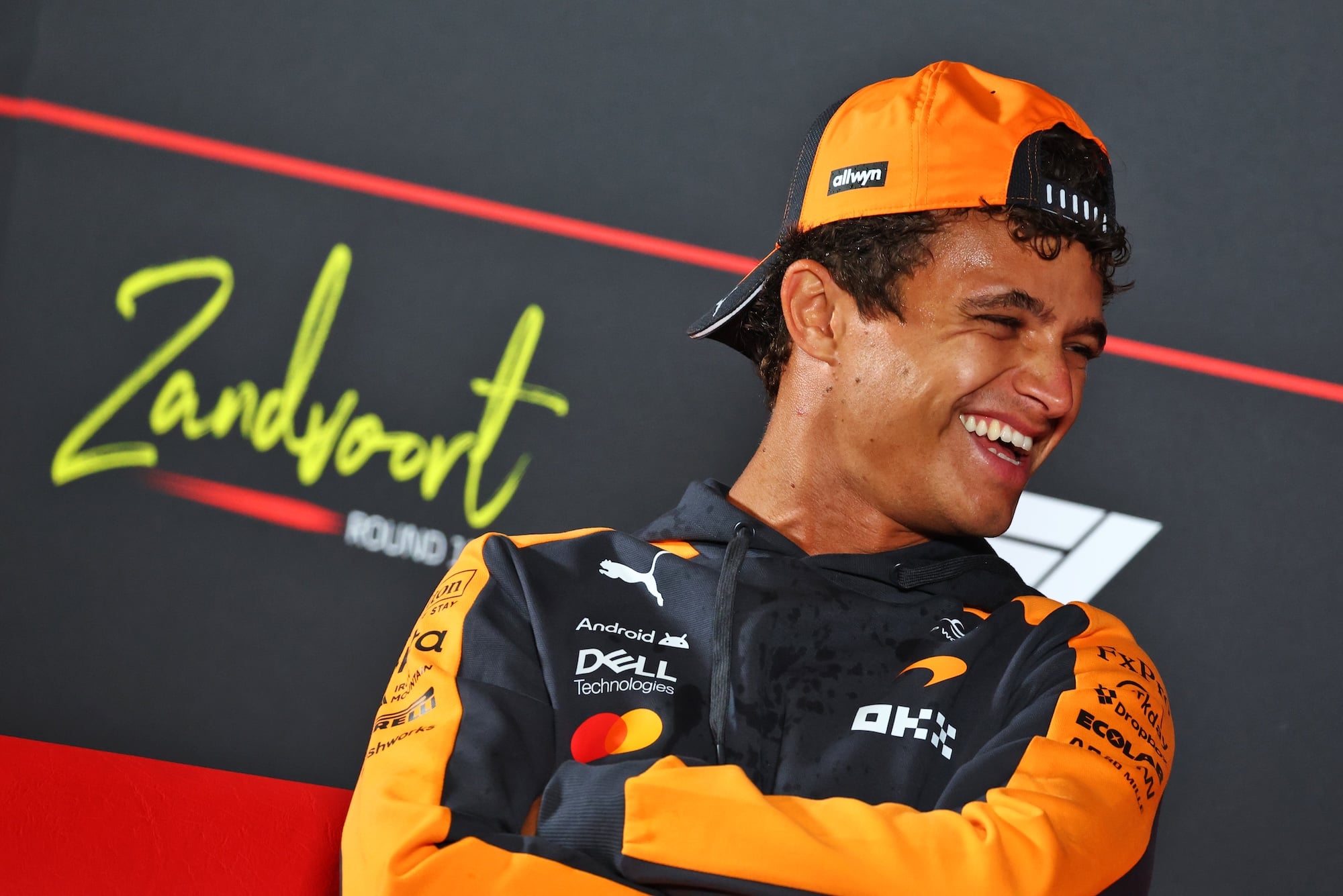 F1: Confira as imagens desta sexta-feira do GP da Holanda 2026 Lando Norris (GBR) McLaren F1 Team in the FIA Press Conference.