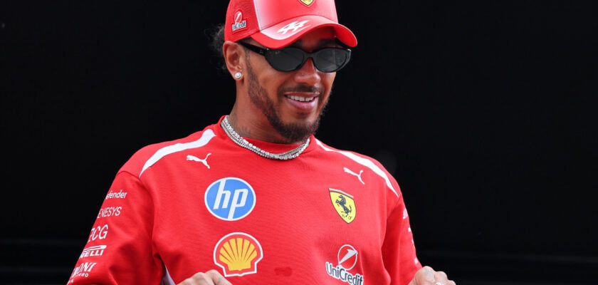 F1: Atriz de Hollywood publica foto com Hamilton durante visita do hepta à Kim Kardashian