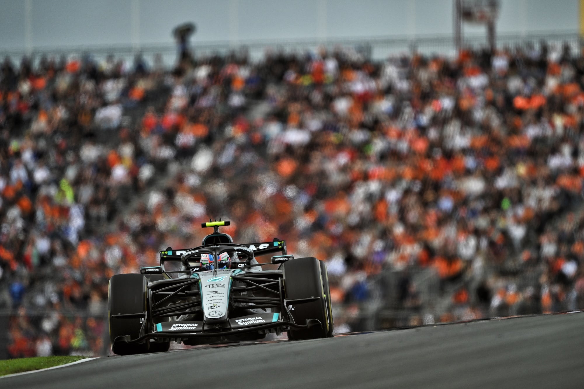 F1: Confira as imagens desta sexta-feira do GP da Holanda 2026 Andrea Kimi Antonelli (ITA) Mercedes AMG Formula One Team W17.