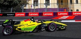 Com ultrapassagem na última volta em Baku, Rafael Câmara assume liderança da F2