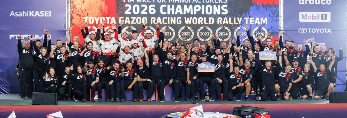 TOYOTA GAZOO Racing conquista título de construtores do WRC após vitória de Solberg no Chile TOYOTA GAZOO Racing conquista título de construtores do WRC após vitória de Solberg no Chile