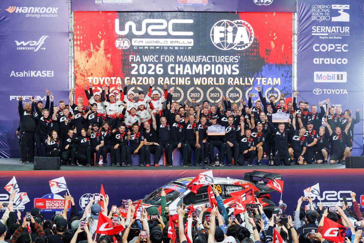 TOYOTA GAZOO Racing conquista título de construtores do WRC após vitória de Solberg no Chile