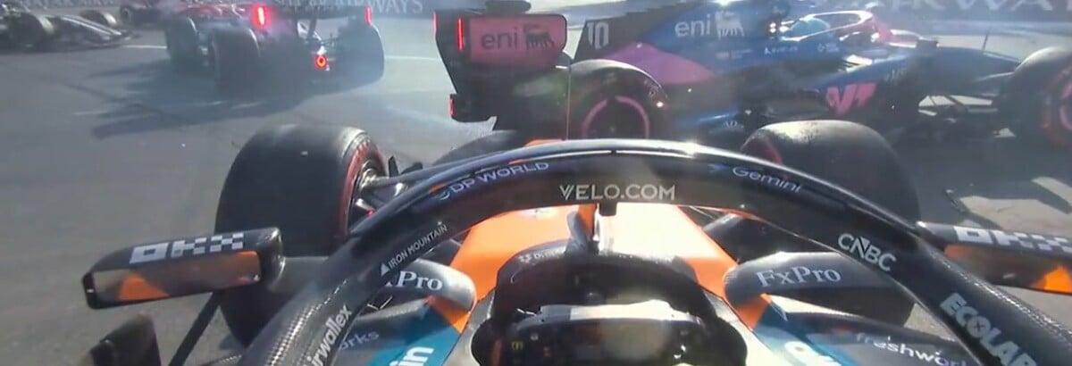 F1: Batida envolvendo quatro pilotos na relargada provoca novo safety-car em Baku