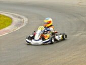 Lucca Amaral conquista pódio e segue em alta na Aldeia Kart Cup