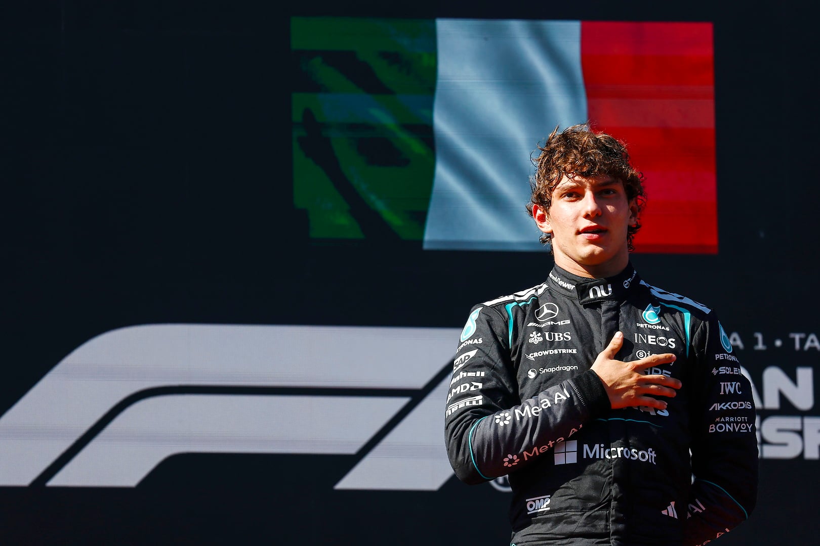 F1: Antonelli pode enfrentar em Baku um dos maiores desafios na briga por título Kimi Antonelli