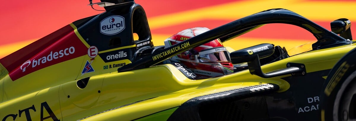 Rafael Câmara corre pela primeira vez em Baku e mira liderança em rodada tripla da F2 Rafael Câmara corre pela primeira vez em Baku e mira liderança em rodada tripla da F2
