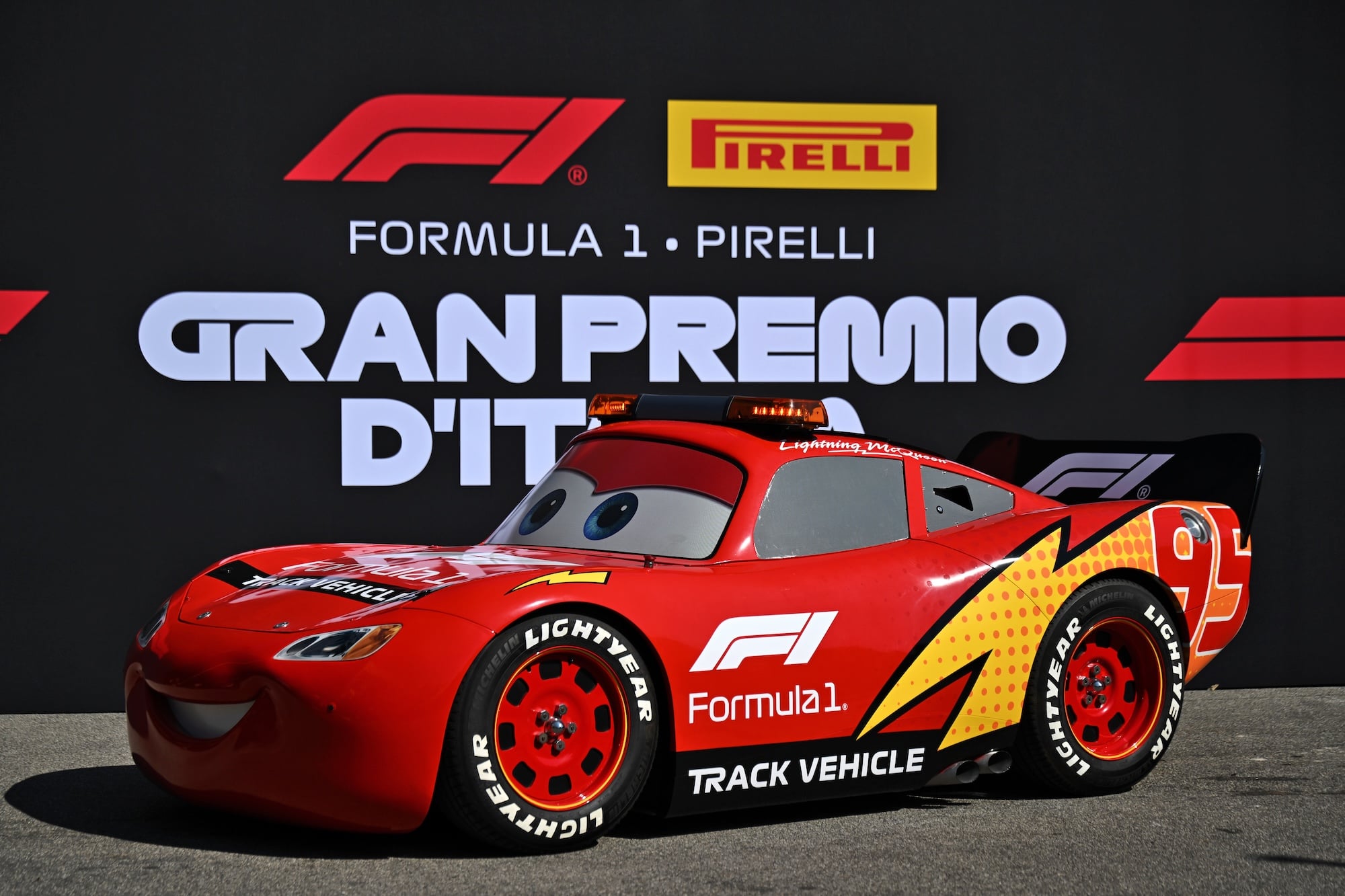 F1: Confira as imagens dos primeiros treinos do GP da Itália 2026 Lightning McQueen (USA) Stock Car.