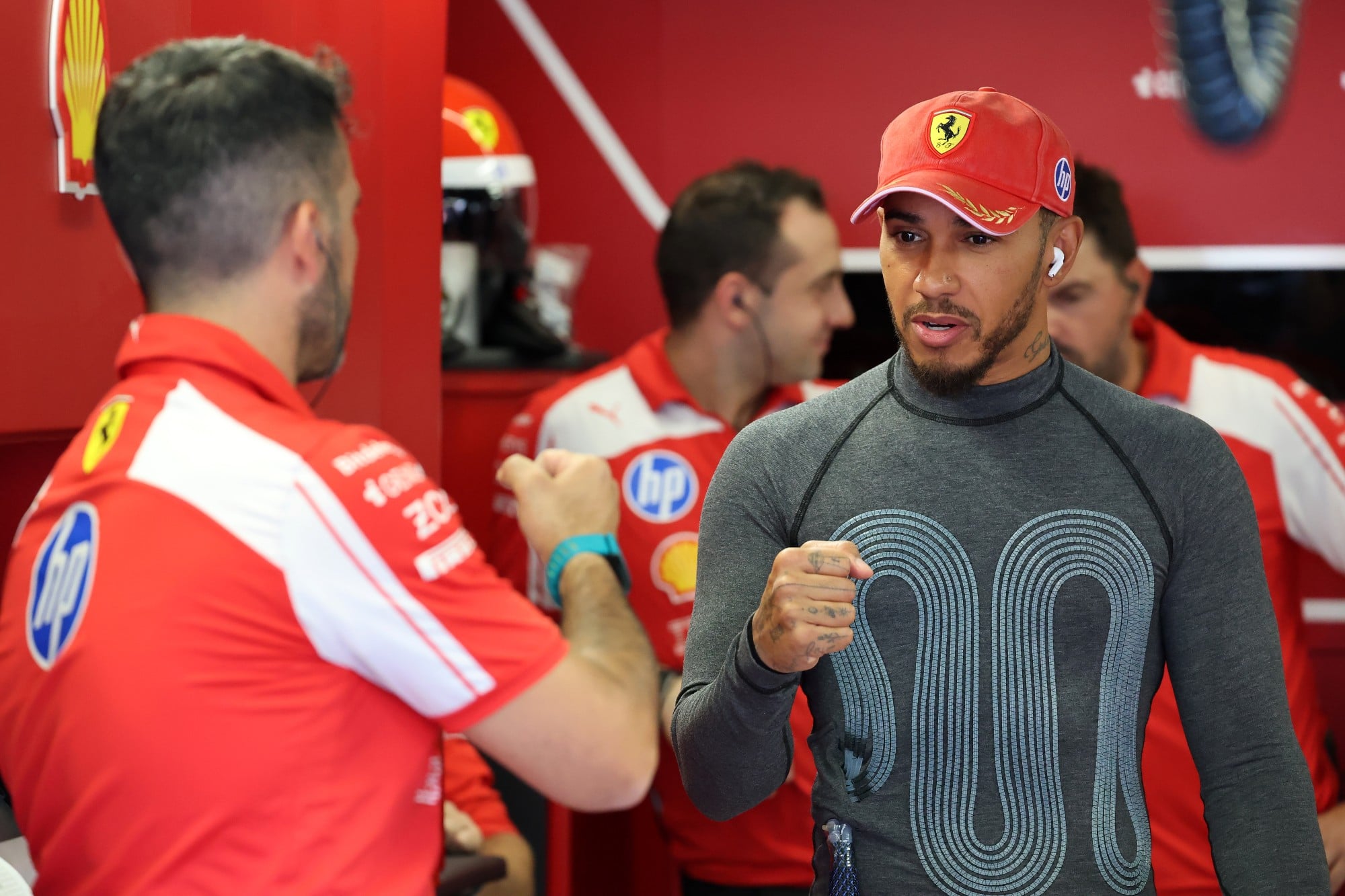 F1: Confira as imagens dos primeiros treinos do GP da Itália 2026 Lewis Hamilton (GBR) Scuderia Ferrari.