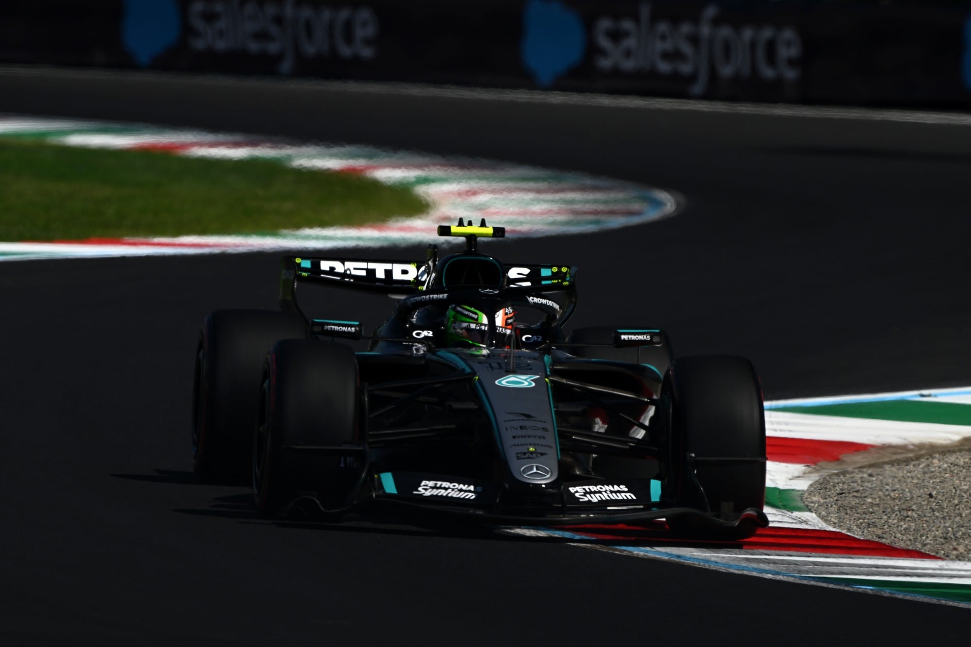 F1: Confira as imagens dos primeiros treinos do GP da Itália 2026 Andrea Kimi Antonelli (ITA) Mercedes AMG Formula One Team W17.