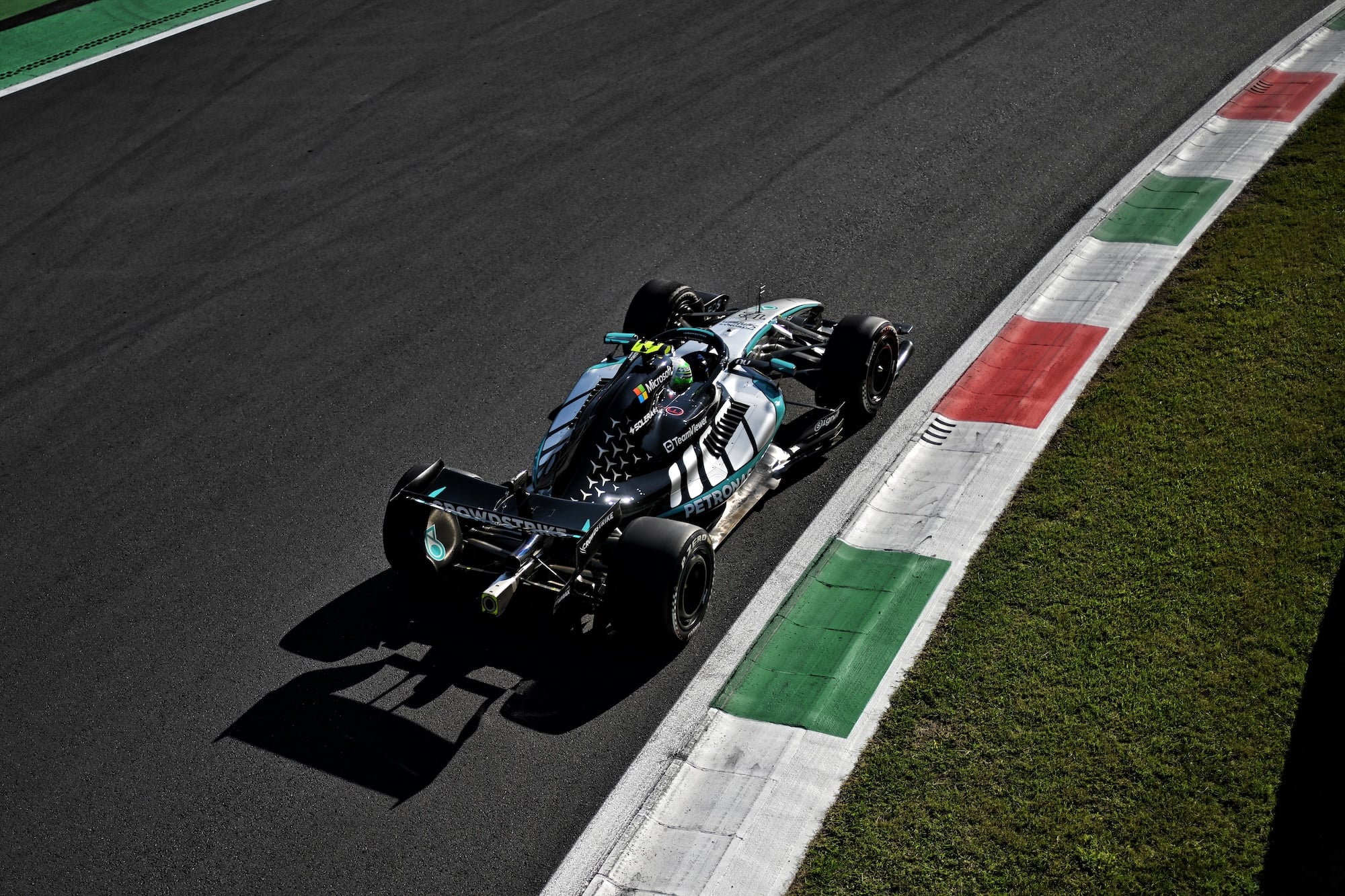 F1: Confira as imagens dos primeiros treinos do GP da Itália 2026 Andrea Kimi Antonelli (ITA) Mercedes AMG Formula One Team W17.