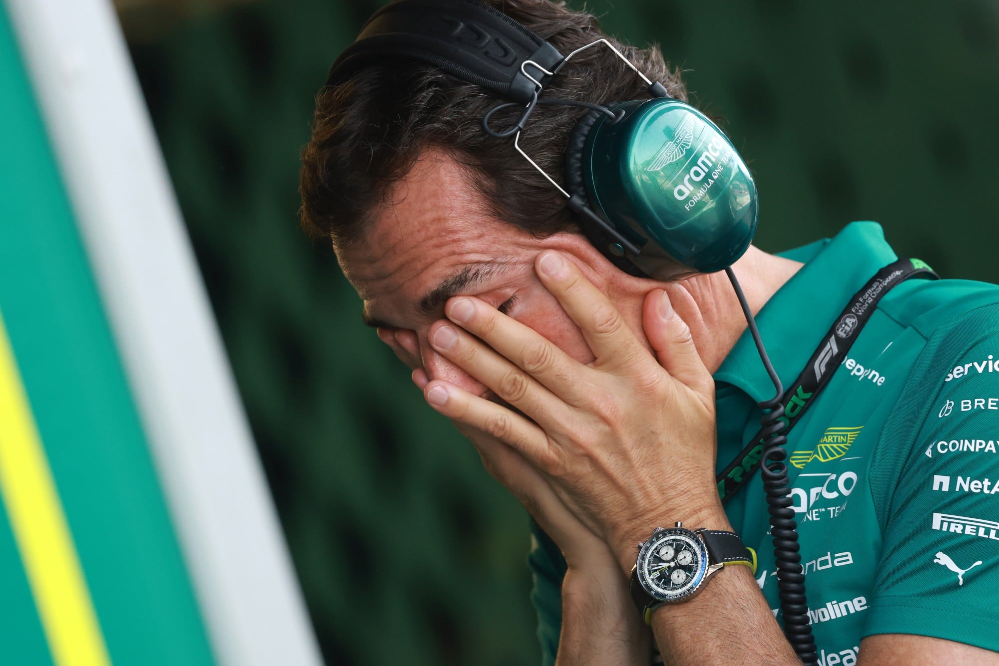 Pedro De La Rosa (ESP) Aston Martin F1 Team, Team Ambassador.