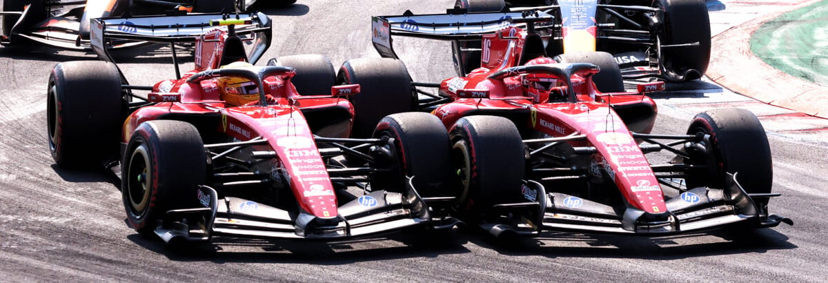 F1: Hamilton acusa Leclerc de empurrá-lo para fora em Monza F1: Hamilton acusa Leclerc de empurrá-lo para fora em Monza