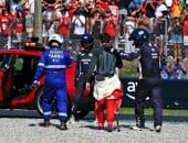 F1: Leclerc diz estar bem após forte acidente em Monza