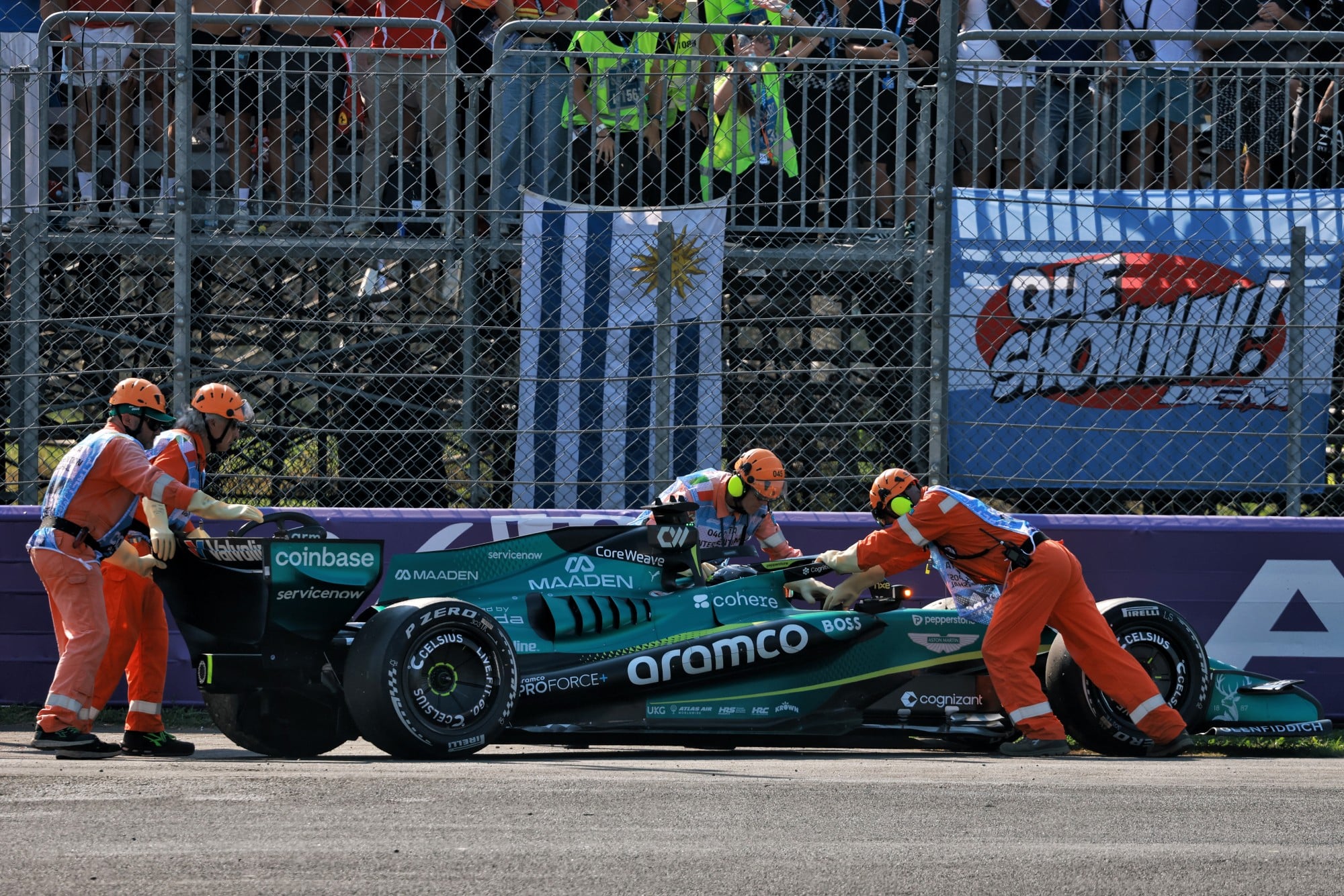 F1: Alonso vê Monza irreconhecível em 2026 e questiona tradição da pista Lance Stroll (CDN) Aston Martin F1 Team AMR26 retired from the race.