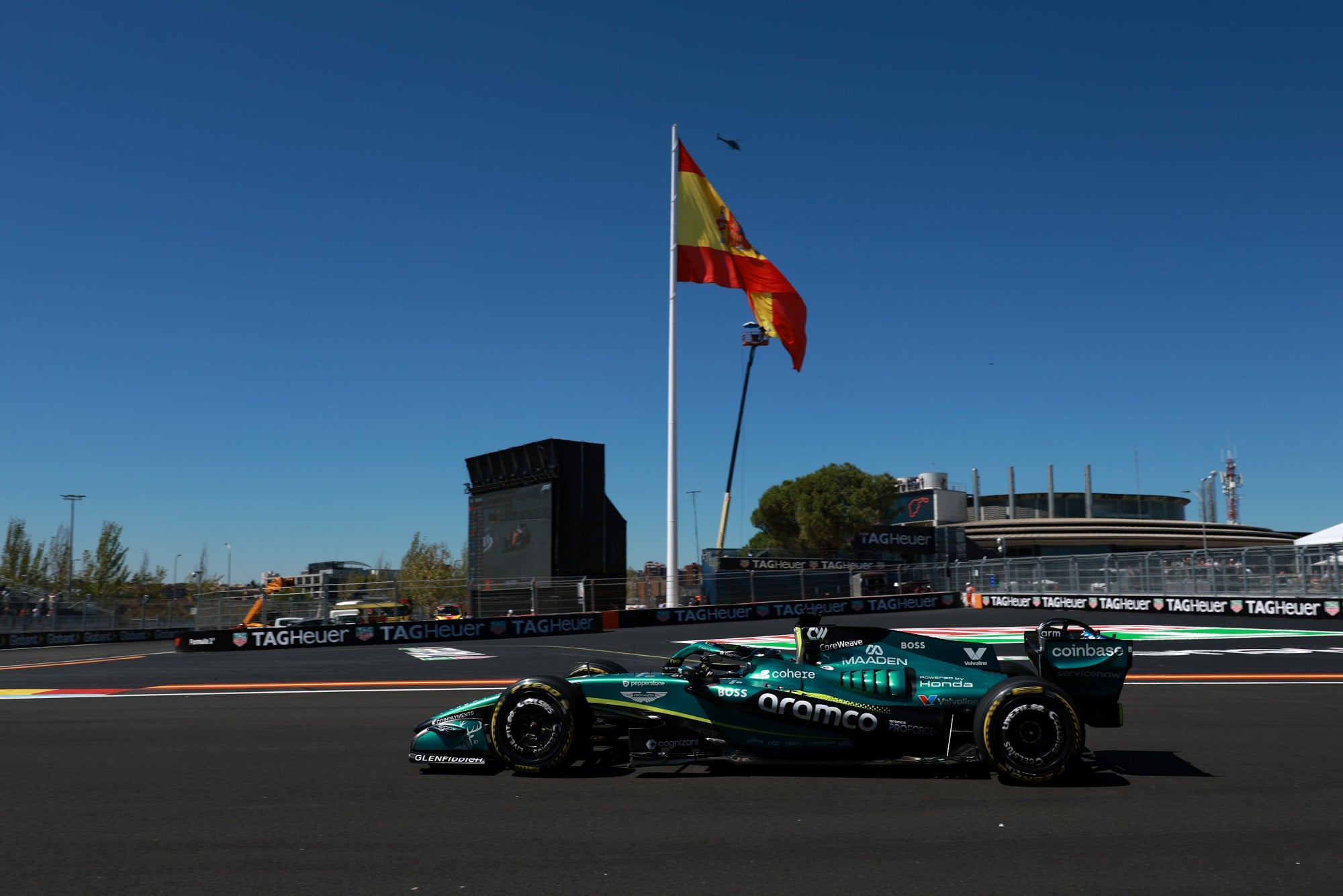Confira as imagens desta sexta-feira da F1 no Madring Lance Stroll (CDN) Aston Martin F1 Team AMR26.