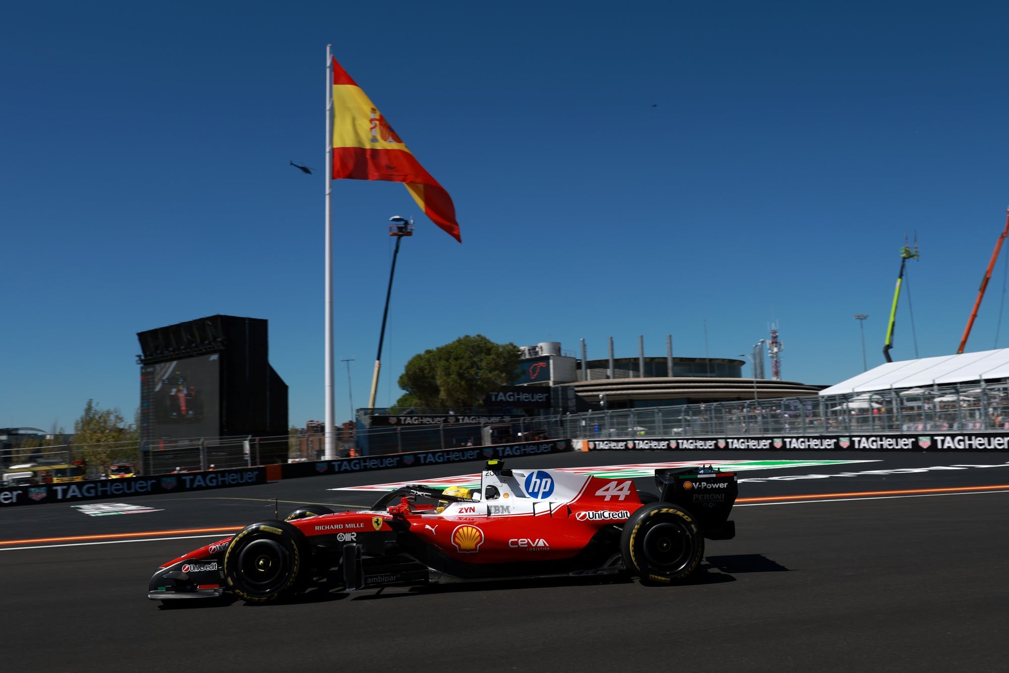 Confira as imagens desta sexta-feira da F1 no Madring Lewis Hamilton (GBR) Scuderia Ferrari SF-26.