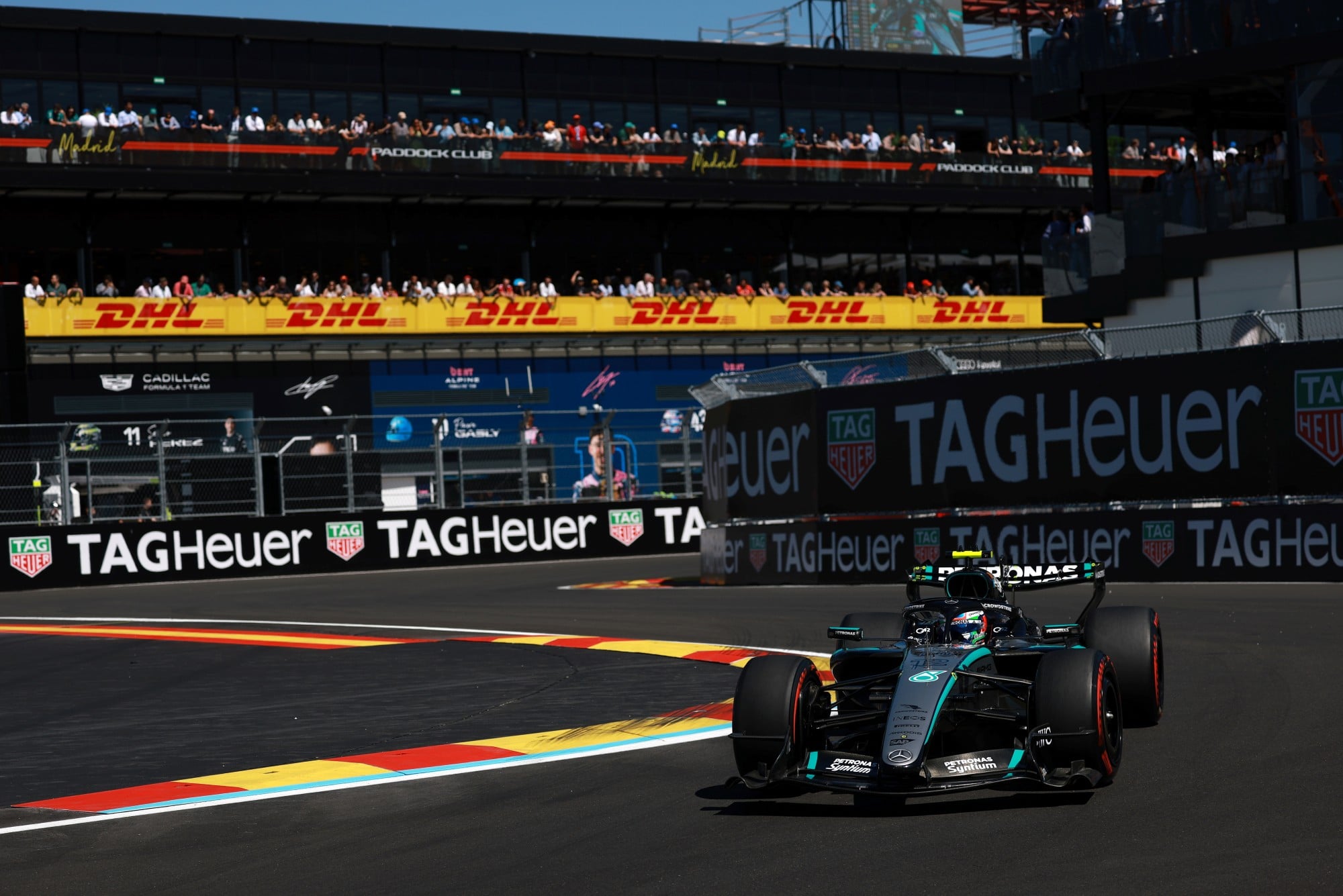Confira as imagens desta sexta-feira da F1 no Madring Andrea Kimi Antonelli (ITA) Mercedes AMG Formula One Team W17.