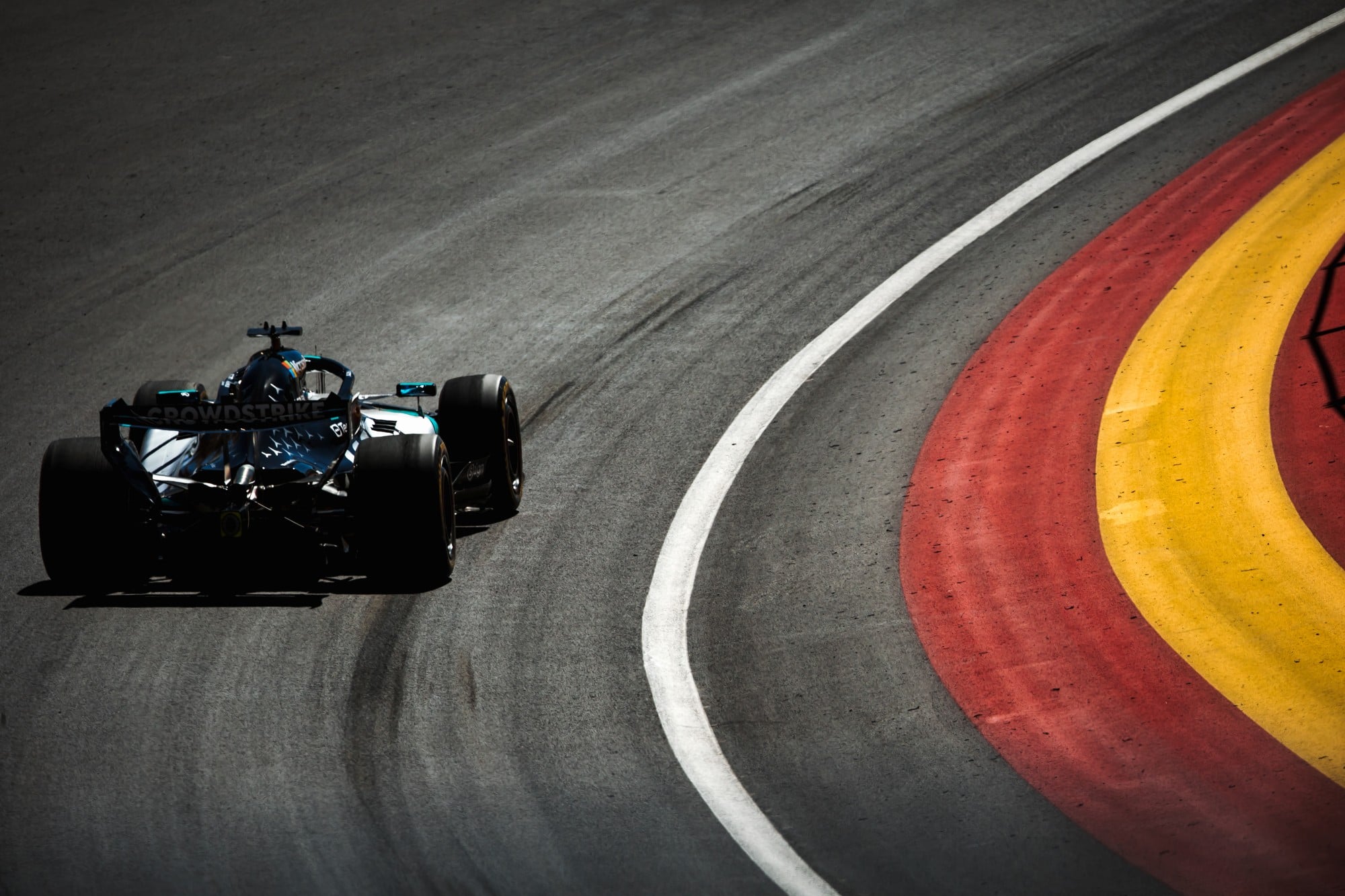 F1: Russell detalha erro que custou tempo na classificação do GP da Espanha George Russell (GBR) Mercedes AMG F1 W16.