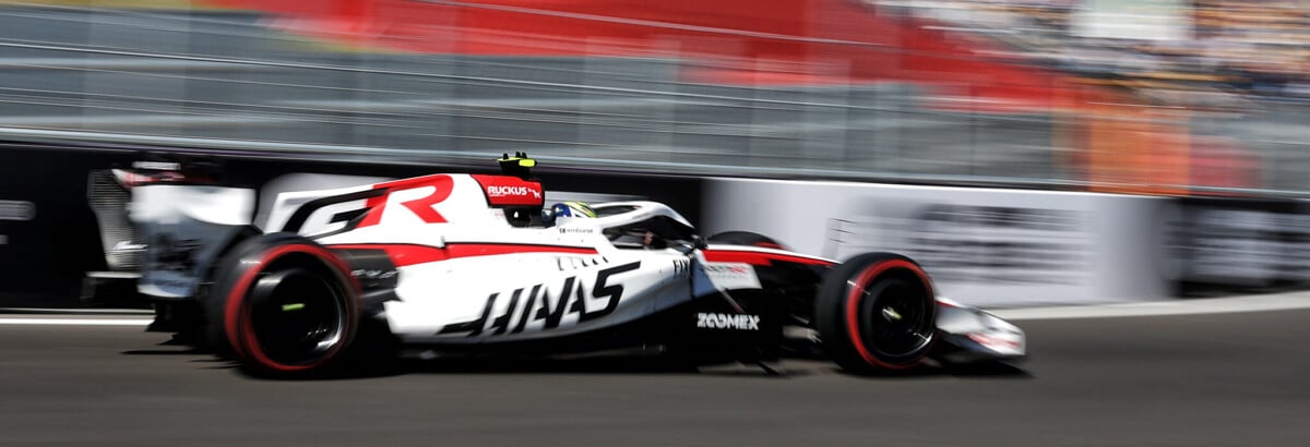 F1: Bearman larga do pit lane após mudanças no carro da Haas F1: Bearman larga do pit lane após mudanças no carro da Haas