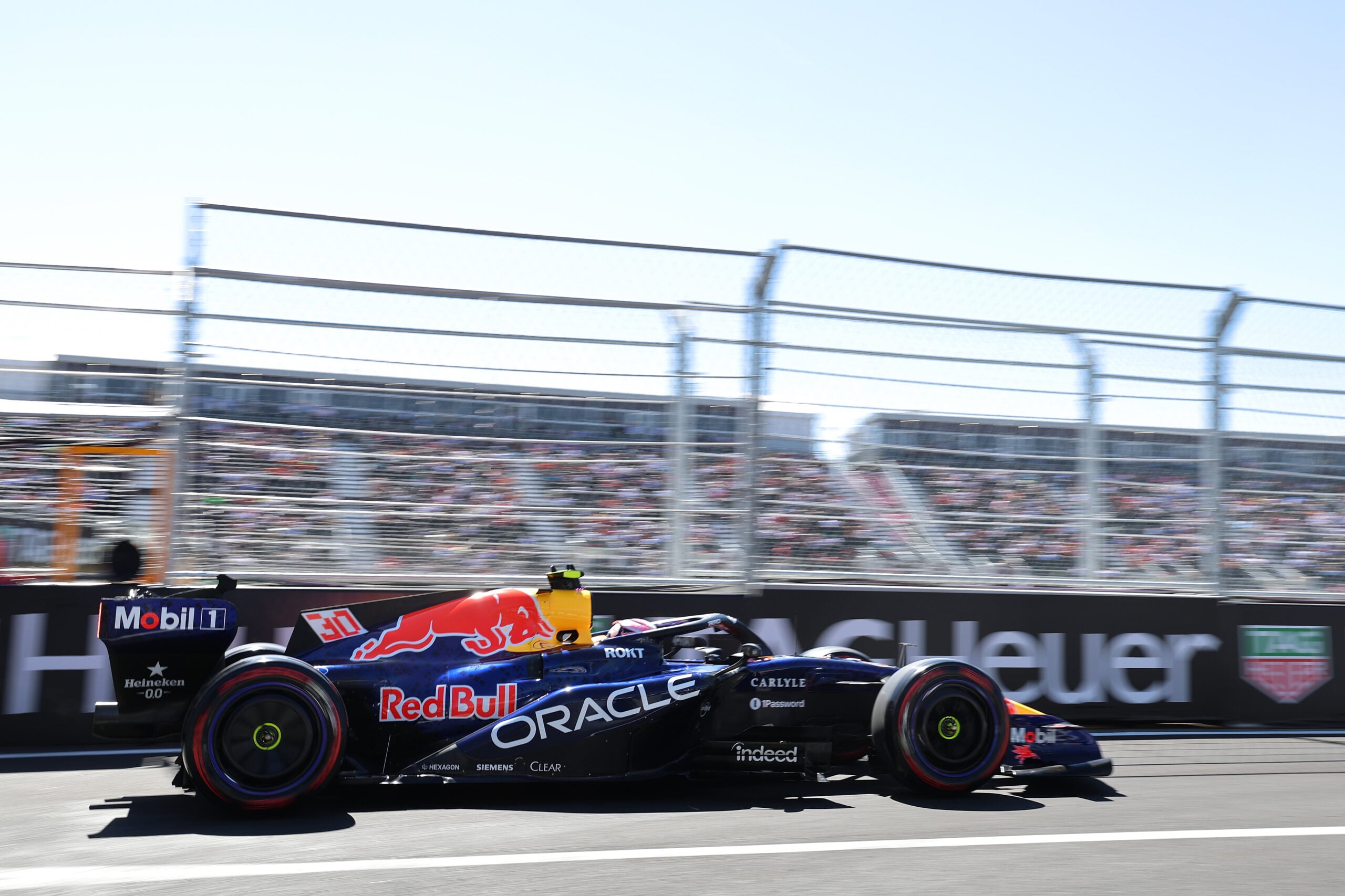 F1: Confira a galeria de fotos deste sábado do GP da Espanha 2026 Liam Lawson (NZL) Red Bull Racing RB22 ;tp.