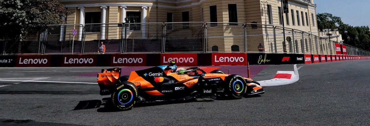 F1: Norris vê grande diferença para Mercedes e cobra reação da McLaren em Baku F1: Norris vê grande diferença para Mercedes e cobra reação da McLaren em Baku