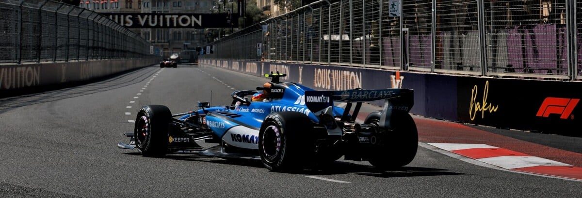 F1: Williams surpreende em Baku e Sainz se classifica entre os dez primeiros