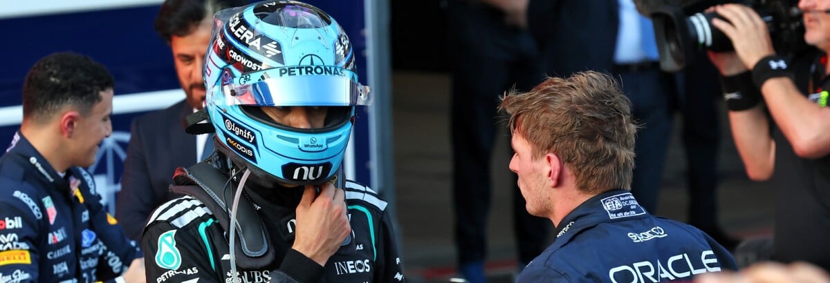 F1: Russell exalta briga com Verstappen no fim do GP do Azerbaijão: "Excepcionalmente divertido" F1: Russell exalta briga com Verstappen no fim do GP do Azerbaijão: “Excepcionalmente divertido”