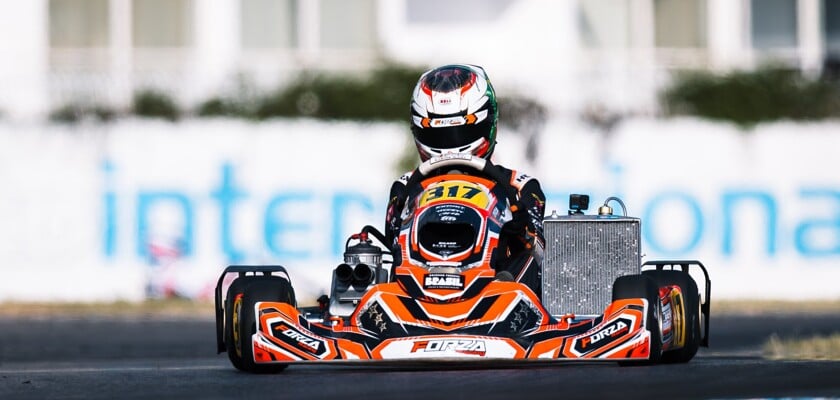 Francisco Rocha disputa Mundial de Kart de OK na Itália pela Forza Racing