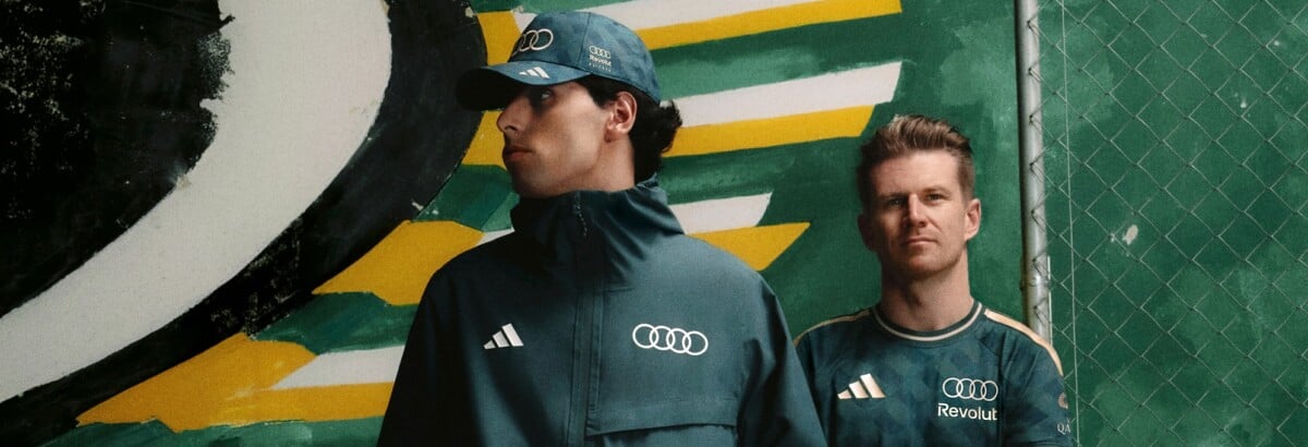 Audi lança com Adidas coleção inspirada em São Paulo para o etapa brasileira da F1 Audi lança com Adidas coleção inspirada em São Paulo para o etapa brasileira da F1