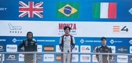 Augustus Toniolo coloca Brasil no topo em Monza com pole e vitória na sua categoria no E4 Championship
