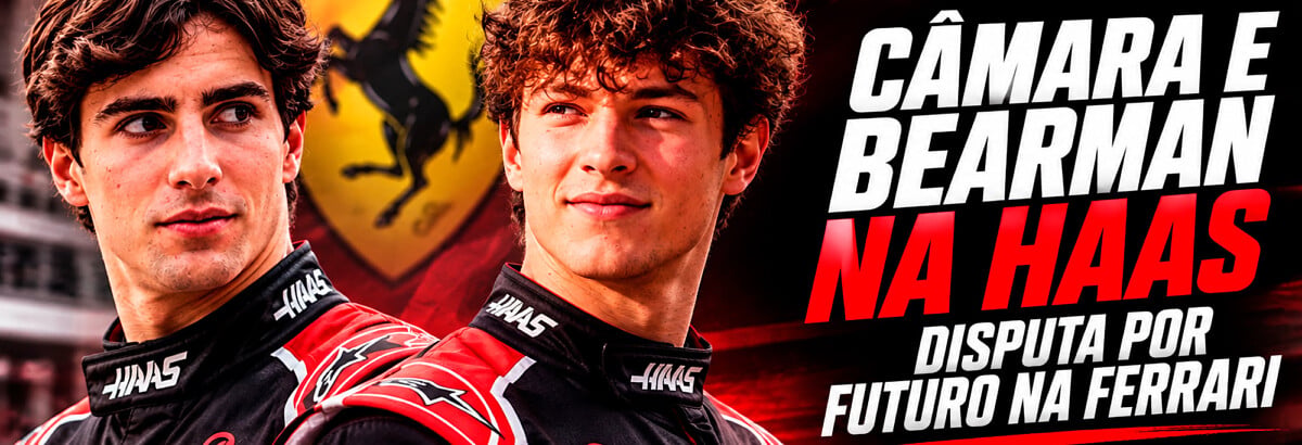 F1: Bearman vê Câmara como rival por futura vaga na Ferrari F1: Bearman vê Câmara como rival por futura vaga na Ferrari