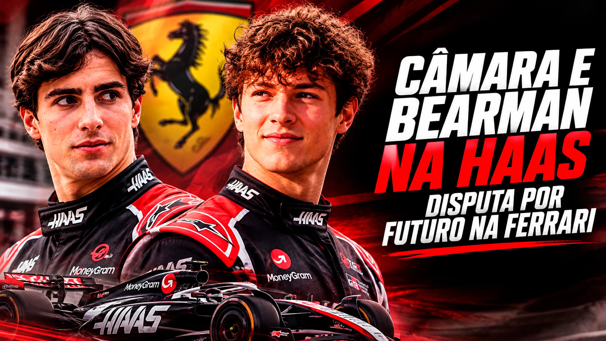 F1: Bearman vê Câmara como rival por futura vaga na Ferrari