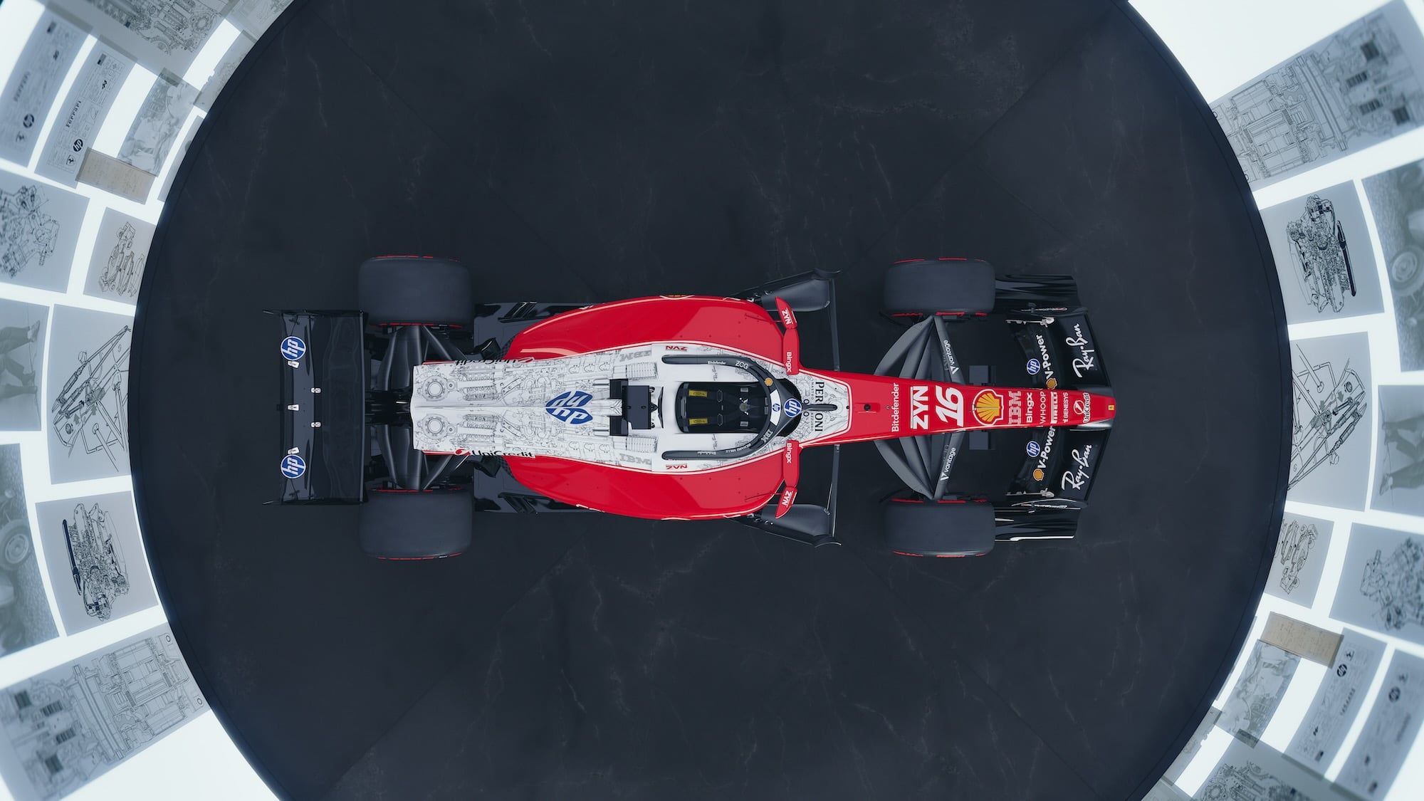 F1: Ferrari revela pintura especial para GP dos Estados Unidos Ferrari - Pintura para o GP dos Estados Unidos F1 2026