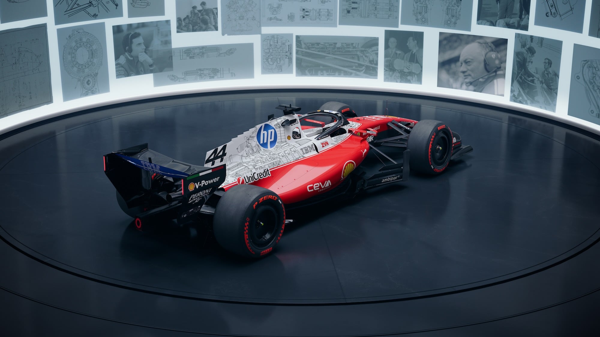 F1: Ferrari revela pintura especial para GP dos Estados Unidos Ferrari - Pintura para o GP dos Estados Unidos F1 2026