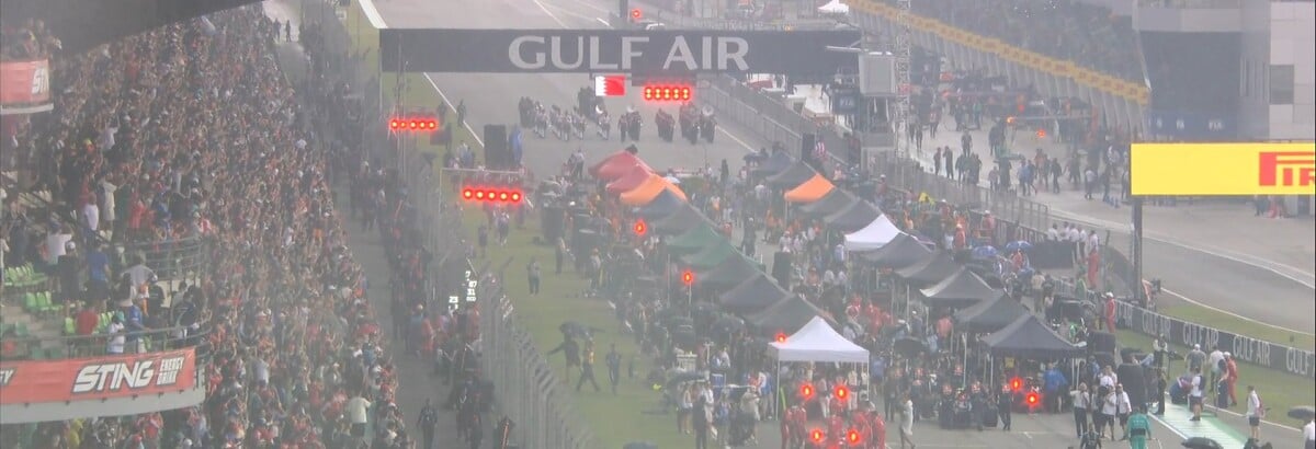 F1: Chuva forte atinge Sepang antes da largada do GP do Bahrein F1: Chuva forte atinge Sepang antes da largada do GP do Bahrein