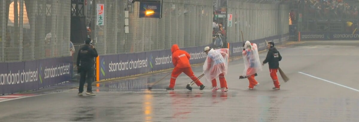 F1: Chuva atrasa largada da corrida Sprint do GP de Singapura F1: Chuva atrasa largada da corrida Sprint do GP de Singapura