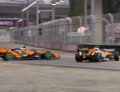 F1: Norris reconhece erro em disputa com Piastri na sprint de Singapura
