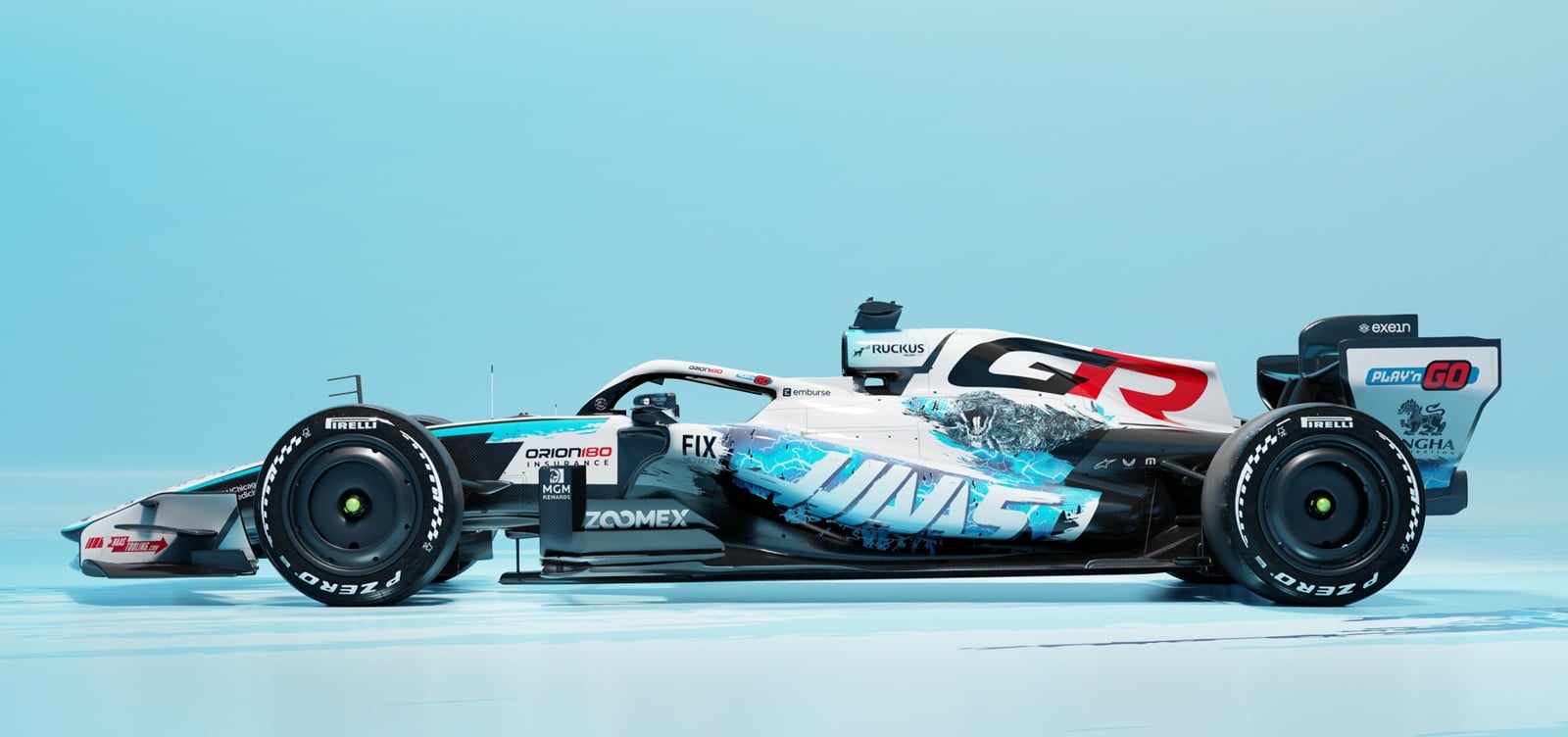 F1: Haas leva pintura especial com tema do novo filme do Godzilla para GP dos EUA