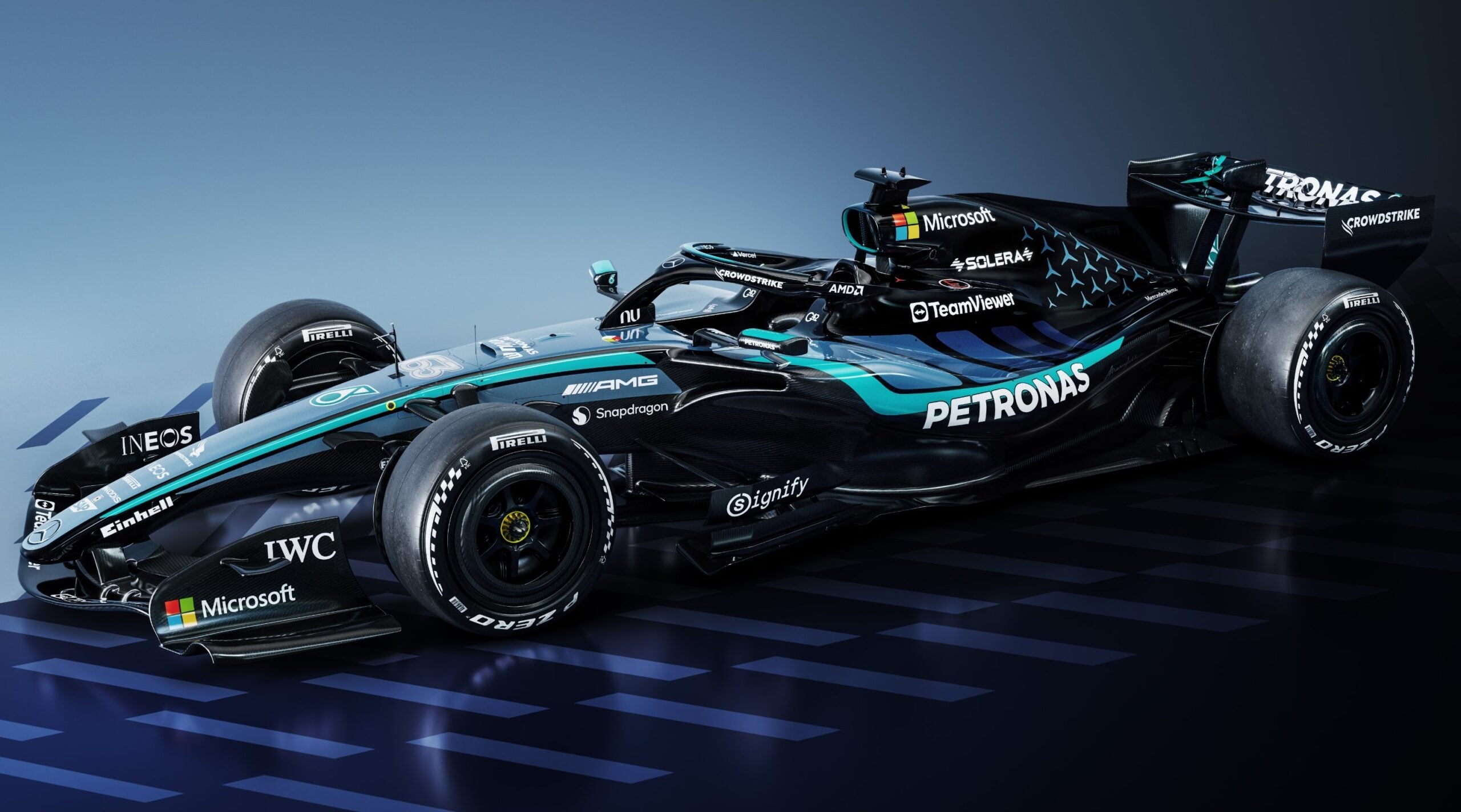 F1: Mercedes leva pintura azul para GP dos Estados Unidos